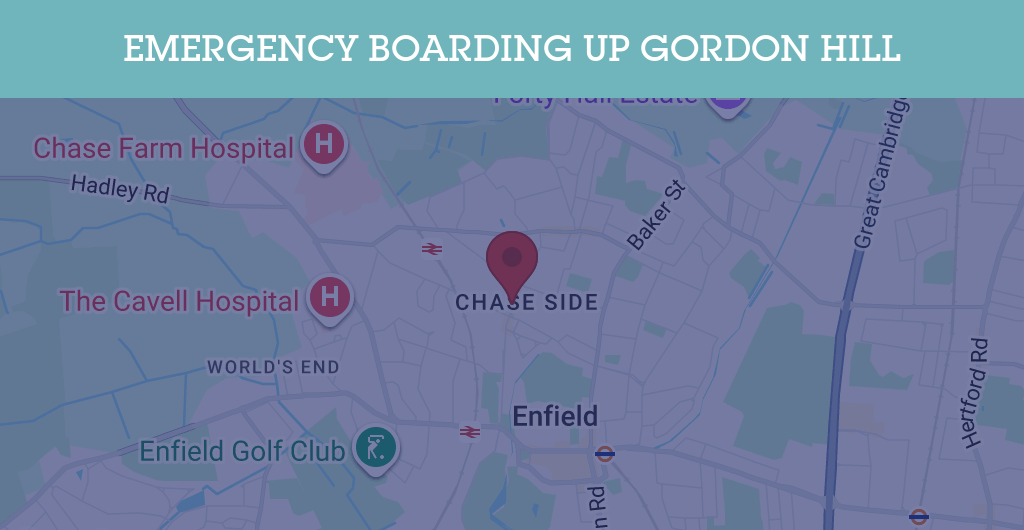 Emergency Boarding Up Services in Gordon Hill - EN2